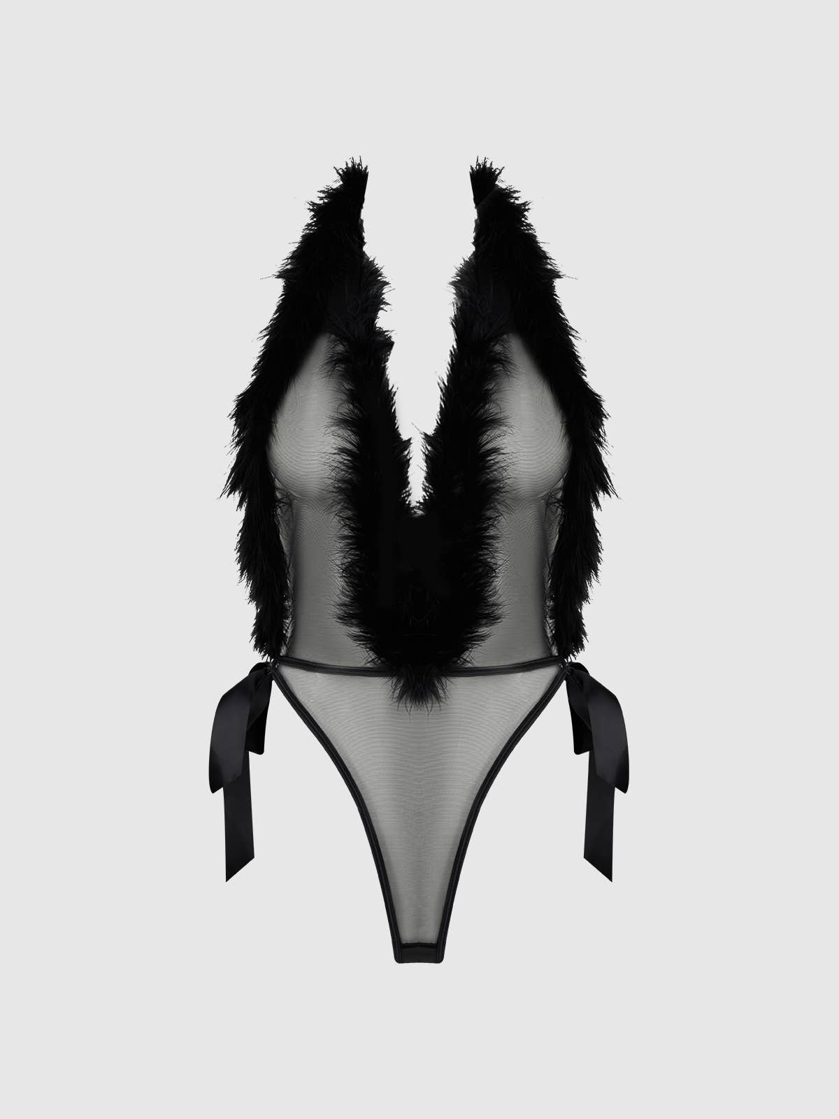 Marilyn Marabou Plunge Teddy
