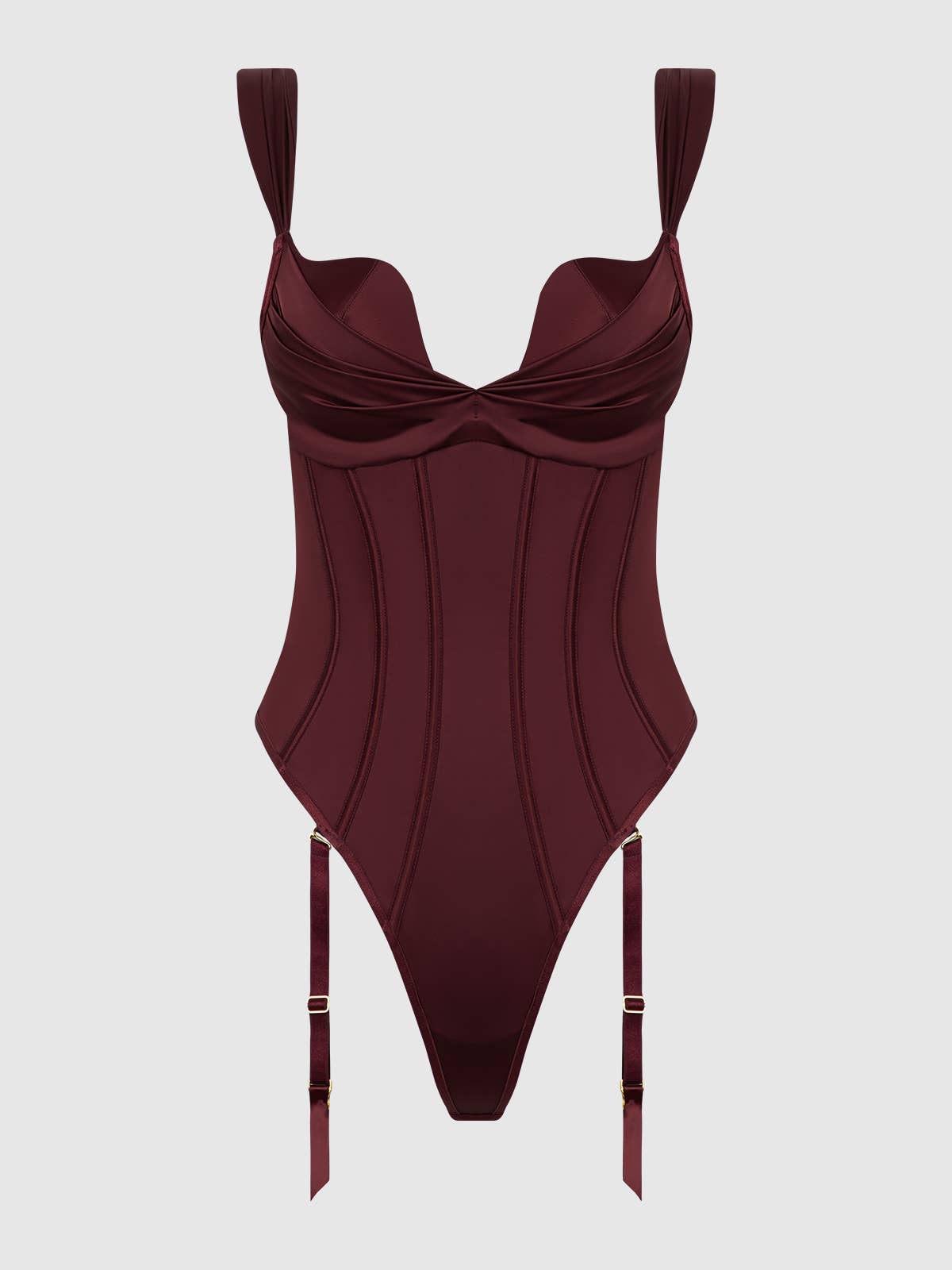 Brigeta Satin Push-Up Teddy