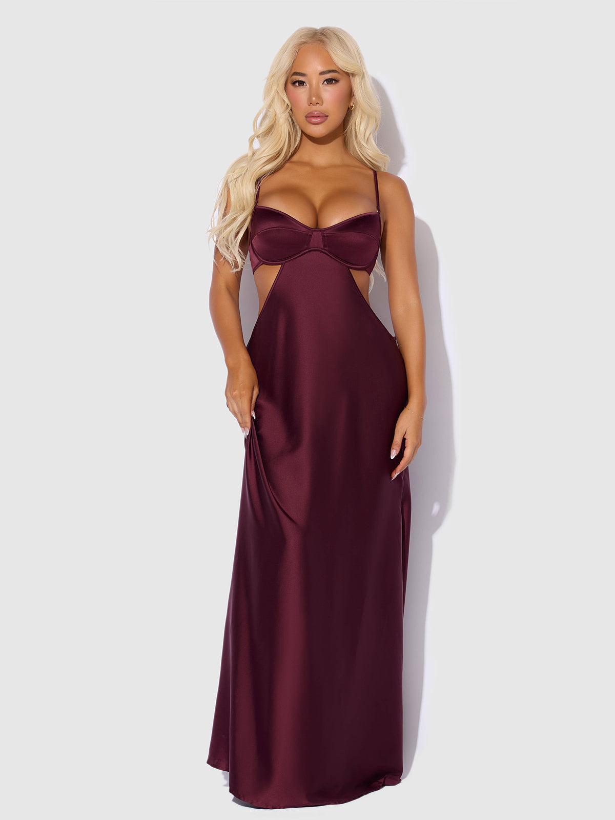 Brigeta Satin Long Gown