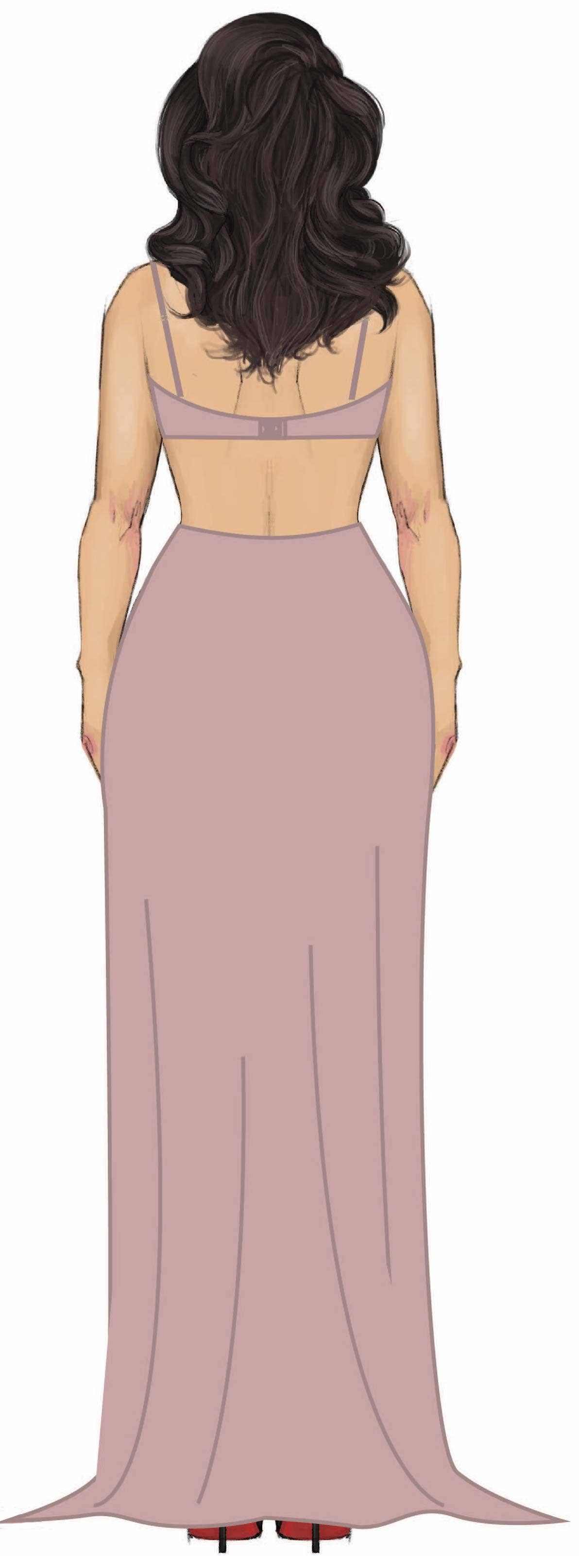 Brigeta Satin Long Gown