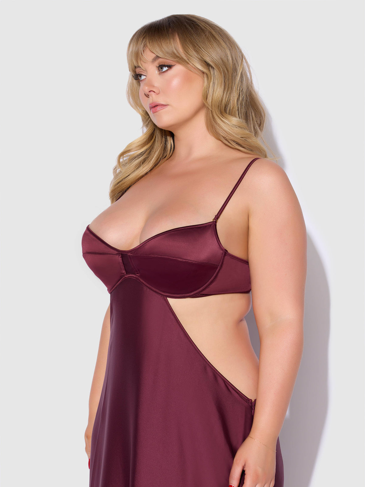 Brigeta Satin Long Gown
