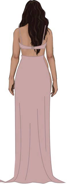 Brigeta Satin Long Gown