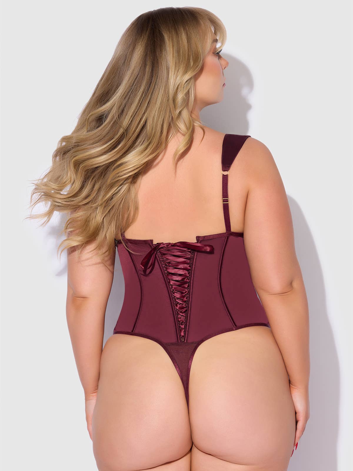 Brigeta Satin Push-Up Teddy